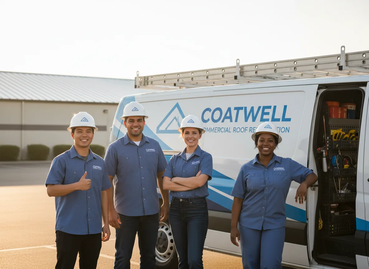Commercial roof coating company in Swanlake, ID